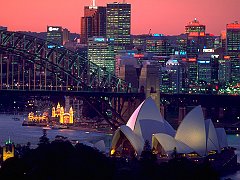 Skyline of Sydney, Australia